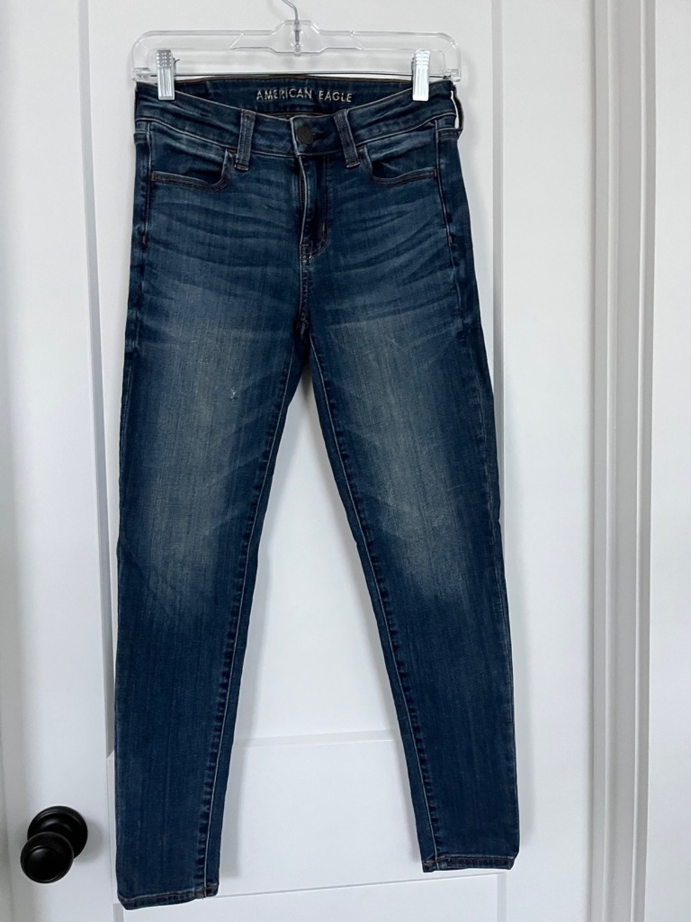 American Eagle Outfitters Women's Dark Indigo Skinny Jeans